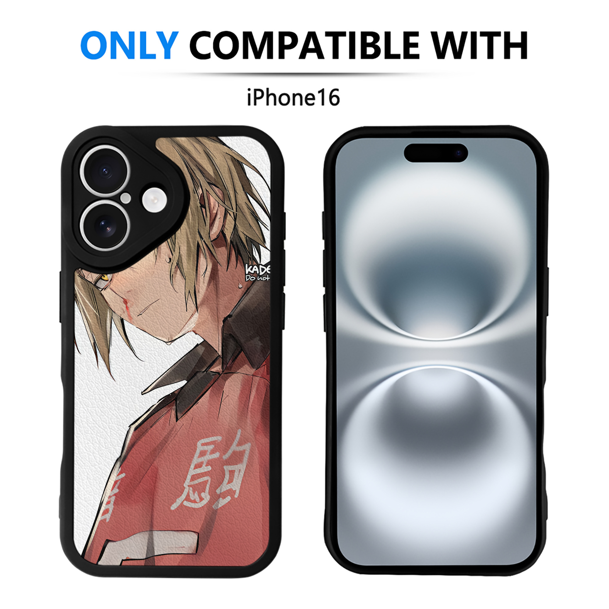 （画像用） ハイキュー!! Haikyu!! 【iPhone 16シリーズ対応】シリコンスマホケース（レザー調） 材質：シリコン